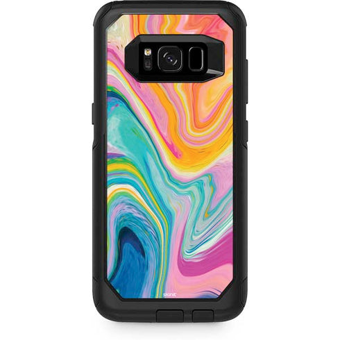 Etta Vee Rainbow Marble Otterbox Commuter Galaxy Skin