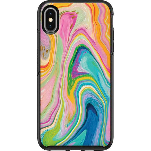 Etta Vee Rainbow Marble Otterbox Symmetry iPhone Skin