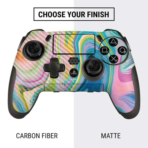 Etta Vee Rainbow Marble PlayStation Scuf Vantage 2 Controller Skin