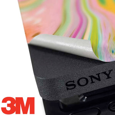 Etta Vee Rainbow Marble PS4 Slim Skin