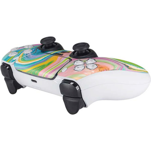 Etta Vee Rainbow Marble PS5 Controller Skin