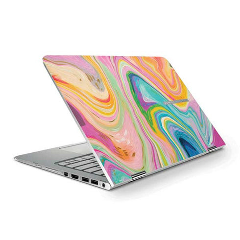 Etta Vee Rainbow Marble HP Spectre Skin