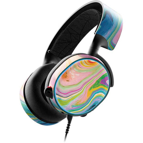 Etta Vee Rainbow Marble SteelSeries Arctis 3 Skin