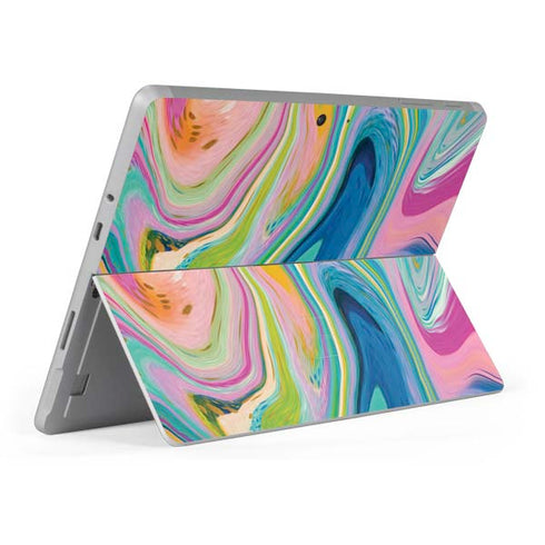 Etta Vee Rainbow Marble Surface Go Skin