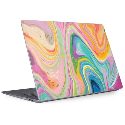 Etta Vee Rainbow Marble Surface Laptop 2 Skin