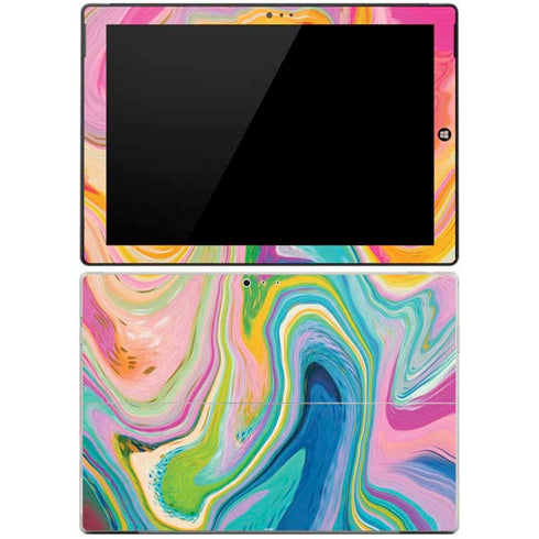Etta Vee Rainbow Marble Surface Pro 3 Skin