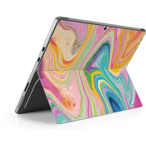 Etta Vee Rainbow Marble Surface Pro 9 Skin