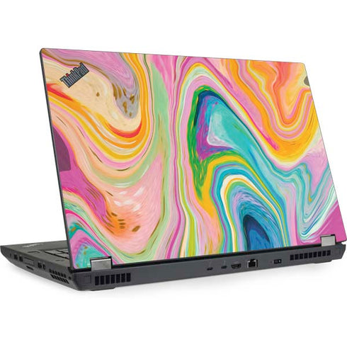 Etta Vee Rainbow Marble Lenovo ThinkPad Skin