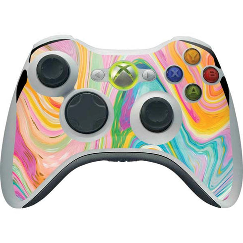 Etta Vee Rainbow Marble Xbox 360 Wireless Controller Skin
