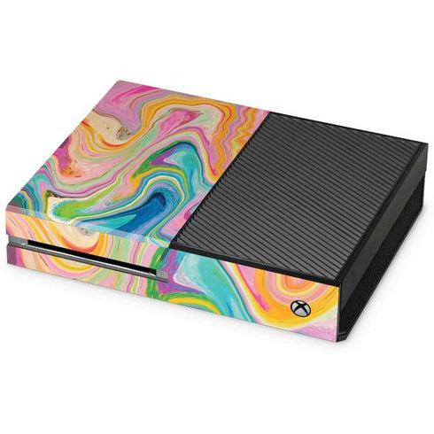 Etta Vee Rainbow Marble Xbox One Console Skin