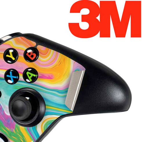 Etta Vee Rainbow Marble Xbox One Controller Skin