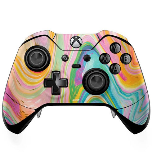 Etta Vee Rainbow Marble Xbox One Elite Controller Skin
