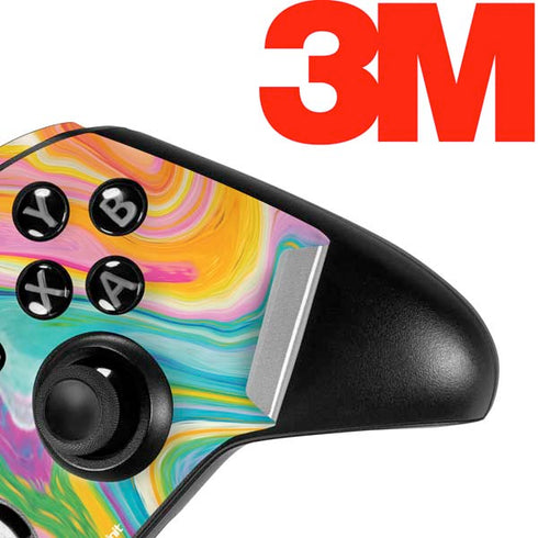 Etta Vee Rainbow Marble Xbox One Elite Controller Skin