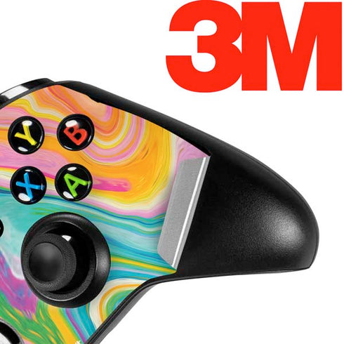 Etta Vee Rainbow Marble Xbox One S All-Digital Edition Bundle Skin