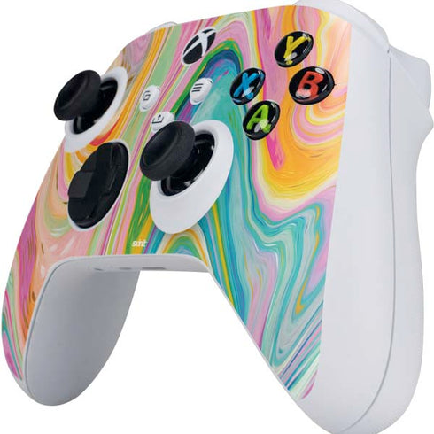 Etta Vee Rainbow Marble Xbox Series S Controller Skin