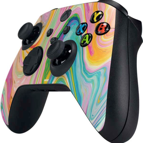 Etta Vee Rainbow Marble Xbox Series X Controller Skin