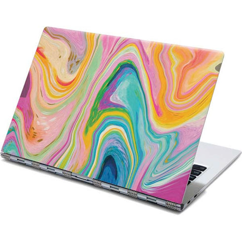 Etta Vee Rainbow Marble Yoga 910 2-in-1 14in Touch-Screen Skin