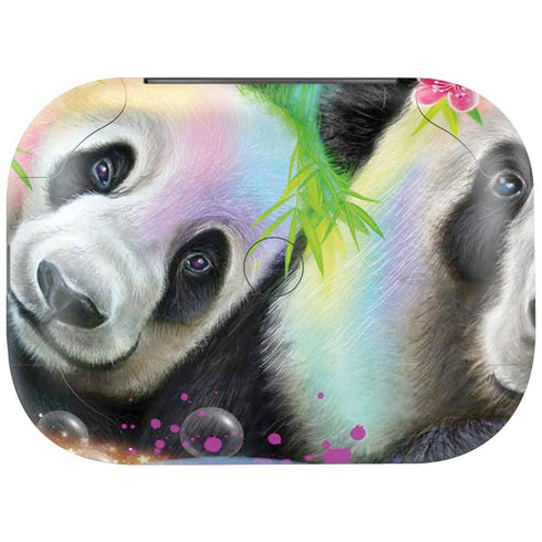 Rainbow Pandas with Butterflies by Sheena Pike Amazon Echo Buds Skin