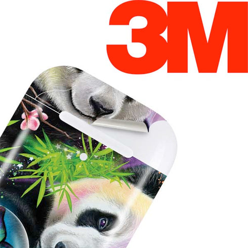 Rainbow Pandas with Butterflies by Sheena Pike Apple AirPods Skin