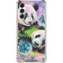 Rainbow Pandas with Butterflies by Sheena Pike Galaxy A14 5G Clear Case