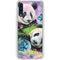 Rainbow Pandas with Butterflies by Sheena Pike Galaxy A50 Clear Case