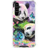 Rainbow Pandas with Butterflies by Sheena Pike Galaxy A54 5G Clear Case