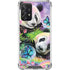 Rainbow Pandas with Butterflies by Sheena Pike Galaxy A72 5G Clear Case