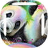 Rainbow Pandas with Butterflies by Sheena Pike Galaxy Buds Live Skin