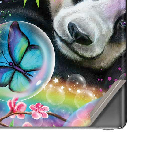 Rainbow Pandas with Butterflies by Sheena Pike Galaxy Note20 5G Skin