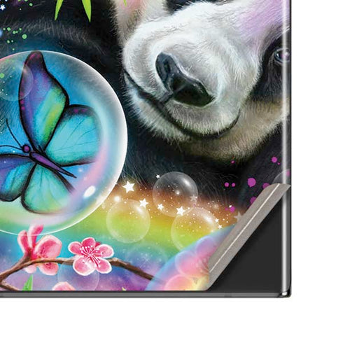 Rainbow Pandas with Butterflies by Sheena Pike Galaxy Note20 Ultra 5G Skin