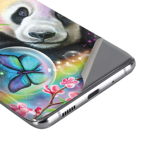 Rainbow Pandas with Butterflies by Sheena Pike Galaxy S20 Plus Skin