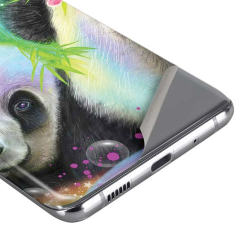 Rainbow Pandas with Butterflies by Sheena Pike Galaxy S20 Ultra 5G Skin