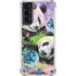 Rainbow Pandas with Butterflies by Sheena Pike Galaxy S21 5G Clear Case
