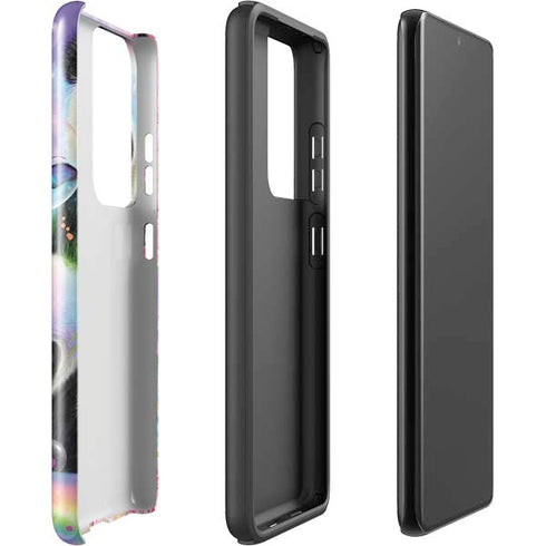Rainbow Pandas with Butterflies by Sheena Pike Galaxy S21 Ultra 5G Pro Case