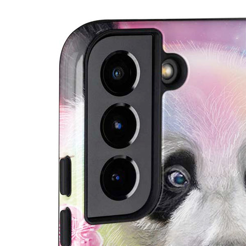 Rainbow Pandas with Butterflies by Sheena Pike Galaxy S22 Plus Pro Case