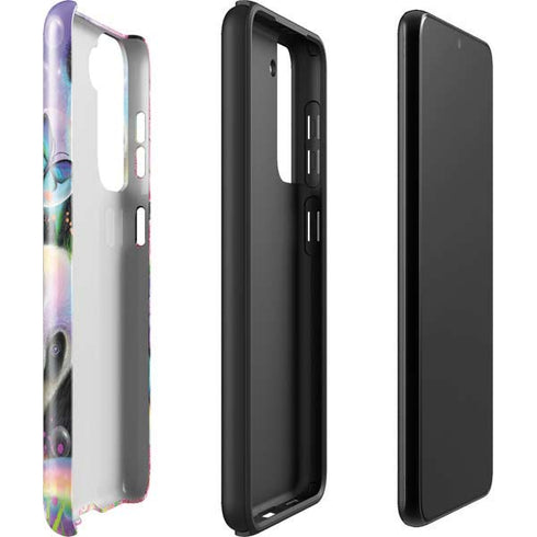 Rainbow Pandas with Butterflies by Sheena Pike Galaxy S22 Plus Pro Case
