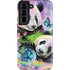 Rainbow Pandas with Butterflies by Sheena Pike Galaxy S22 Pro Case