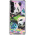 Rainbow Pandas with Butterflies by Sheena Pike Galaxy S23 Clear Case