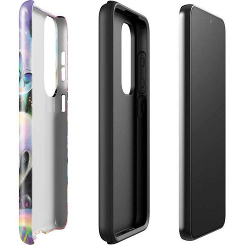 Rainbow Pandas with Butterflies by Sheena Pike Galaxy S23 Plus Pro Case