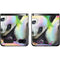 Rainbow Pandas with Butterflies by Sheena Pike Galaxy Z Flip Skin