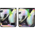 Rainbow Pandas with Butterflies by Sheena Pike Galaxy Z Flip Skin