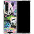 Rainbow Pandas with Butterflies by Sheena Pike Galaxy Z Fold4 5G Clear Case