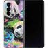 Rainbow Pandas with Butterflies by Sheena Pike Galaxy Z Fold4 5G Skin