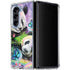 Rainbow Pandas with Butterflies by Sheena Pike Galaxy Z Fold5 5G Clear Case