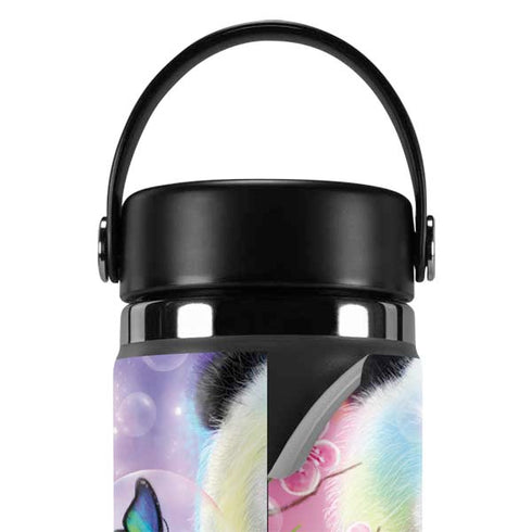 Rainbow Pandas with Butterflies by Sheena Pike Hydro Flask 20oz Wide Mouth Skin