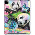 Rainbow Pandas with Butterflies by Sheena Pike iPad Pro 12.9in (2020) Clear Case