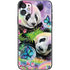 Rainbow Pandas with Butterflies by Sheena Pike iPhone 11 Skin