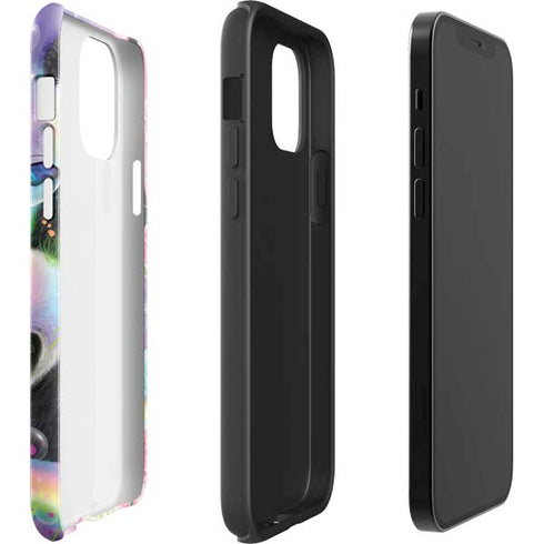 Rainbow Pandas with Butterflies by Sheena Pike iPhone 12 Mini Impact Case