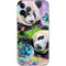 Rainbow Pandas with Butterflies by Sheena Pike iPhone 12 Pro Skin