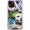 Rainbow Pandas with Butterflies by Sheena Pike iPhone 13 Mini Clear Case